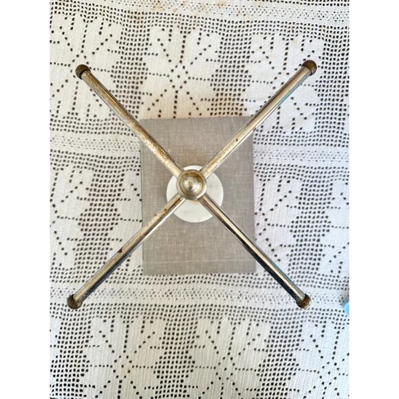 Vintage Italian Marble & Metal Towel Stand | Vintage Mug Rack - Picture 4 of 4